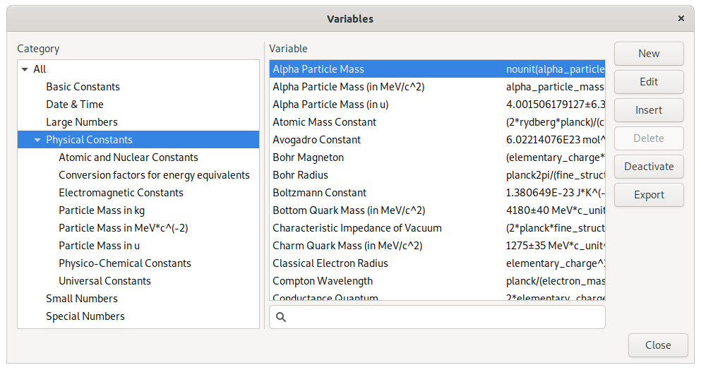 Variable Manager